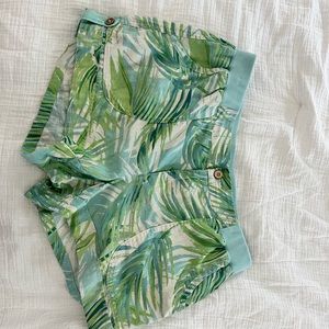 Carve Designs Lanikai Short- White Palms- 4